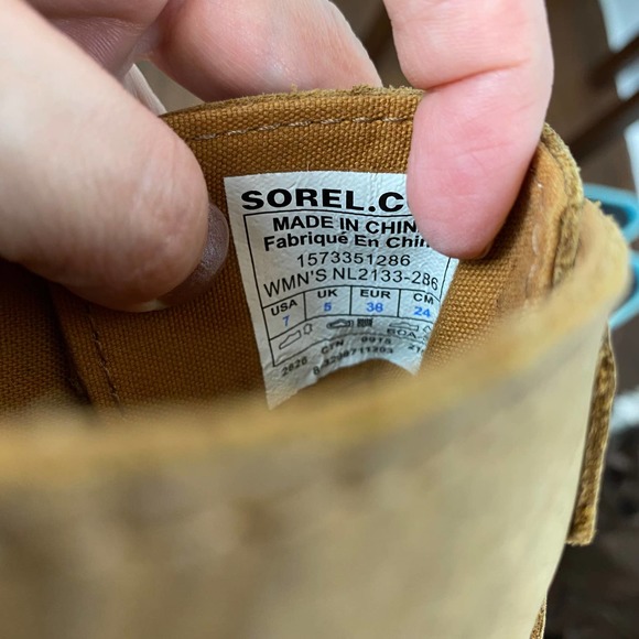 Sorel Out N about Leather Snow Boot Sz 7 - Picture 10 of 10